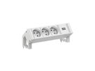BACHMANN DESK2 white 3xUTE 0.2m GST18 RAL9010