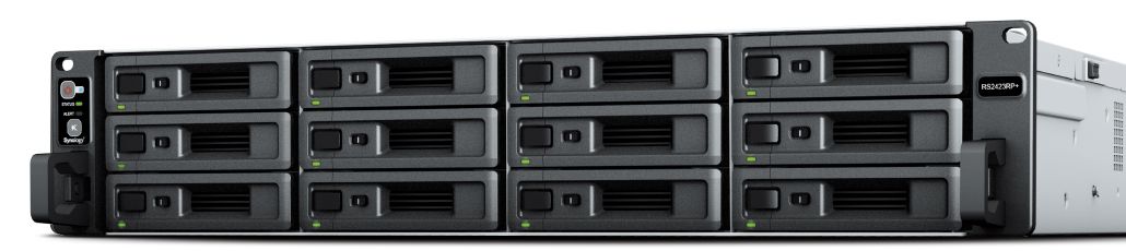 Synology RackStation RS2423+ NAS/storage server Rack (2U) Ethernet LAN Black, Grey V1780B